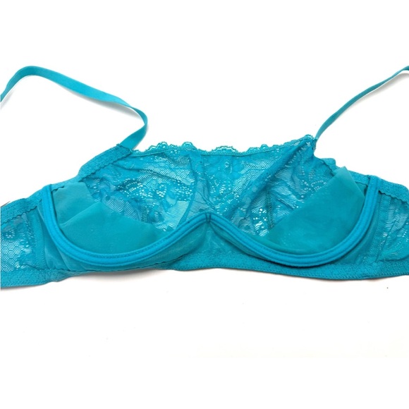 Cosabella Trenta Underwire Bra 32C Blue Lace - Picture 4 of 6